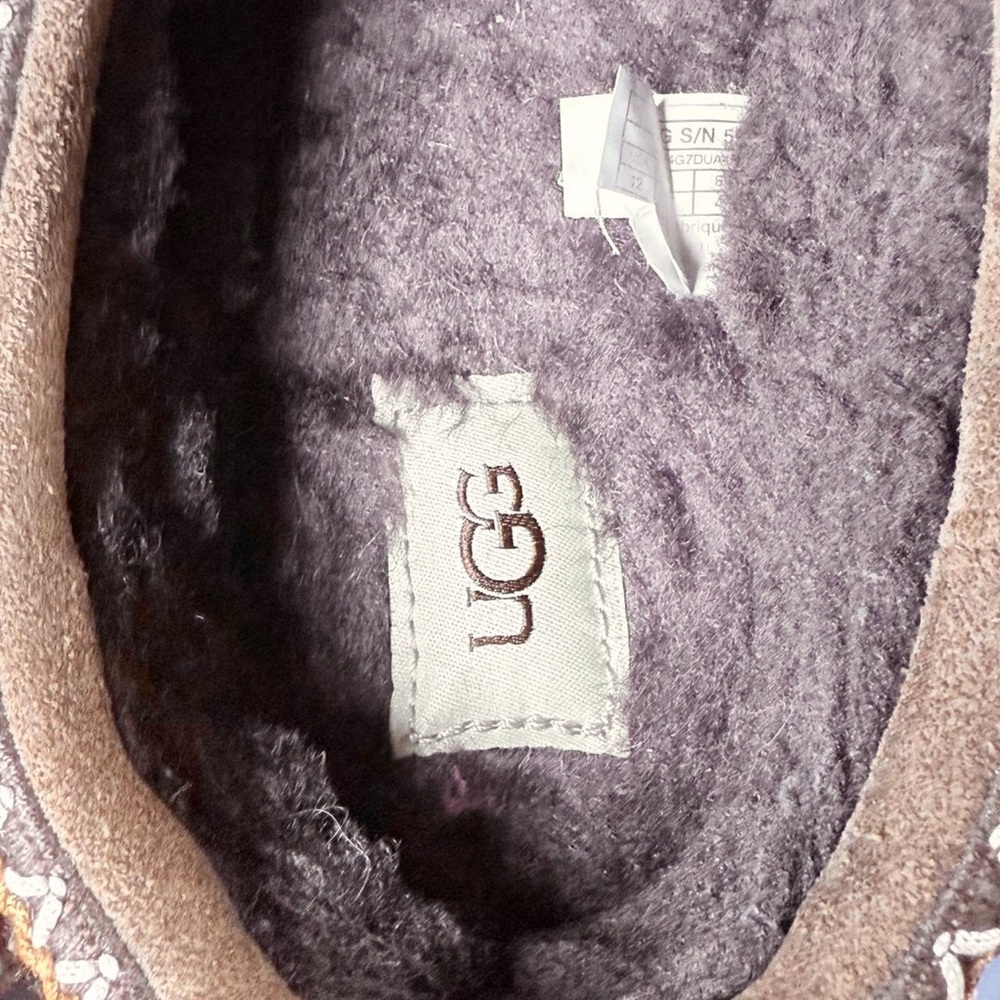 UGG Tasman Slipper Men Size US 12 Chocolate Brown Casual Lounge - Picture 7 of 8